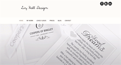 Desktop Screenshot of lizhalldesign.com